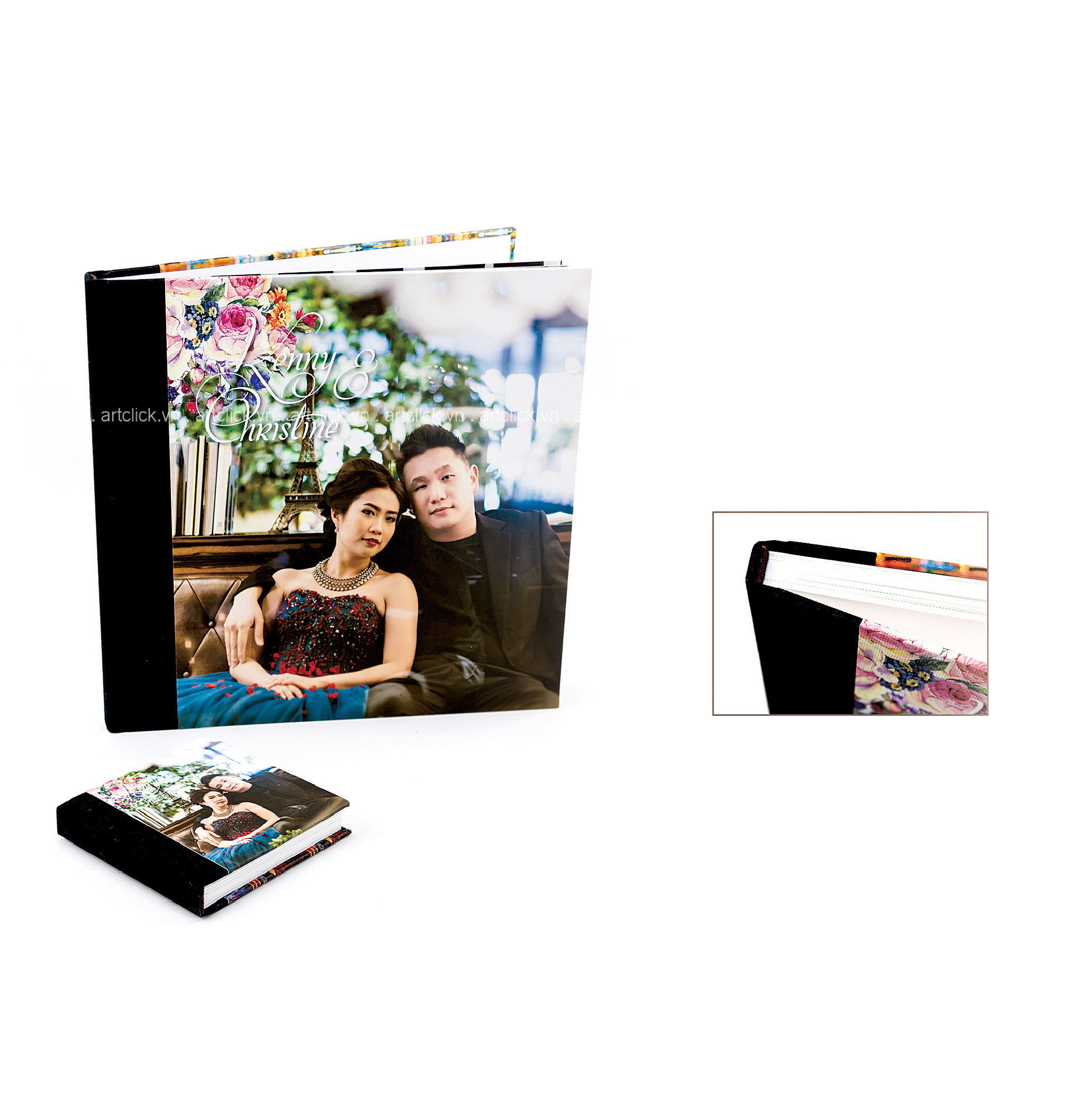 Bìa album cưới photobook hỗn hợp 